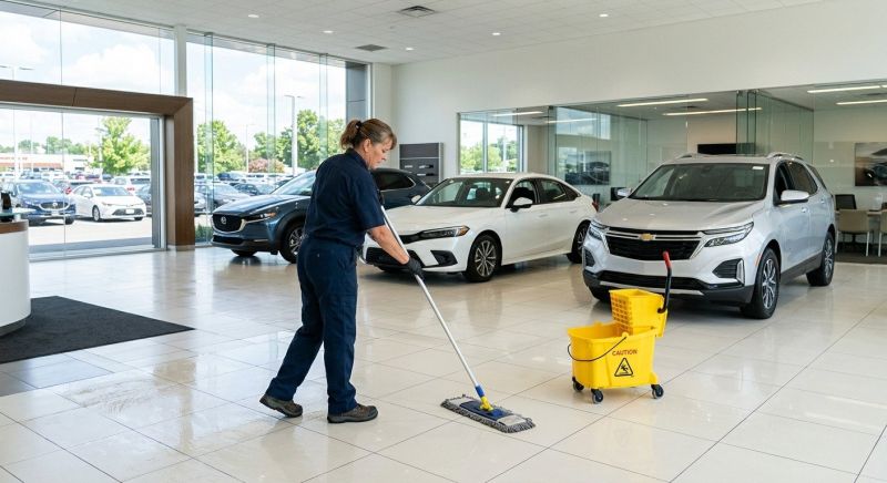 Automobile Dealership Cleaning in Denton, TX