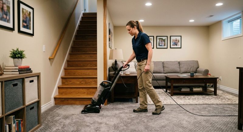 Basement Vacuuming in Redmond, WA