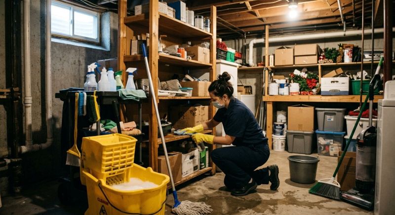 Basement Vacuuming in Conroe, TX