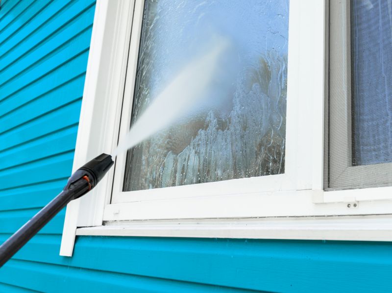 High-Pressure Window Washing