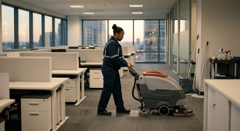 Commercial Floor Cleaning in Denton, TX
