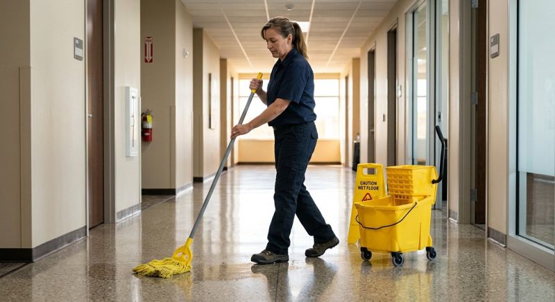 Janitorial Mopping Service in Denton, TX