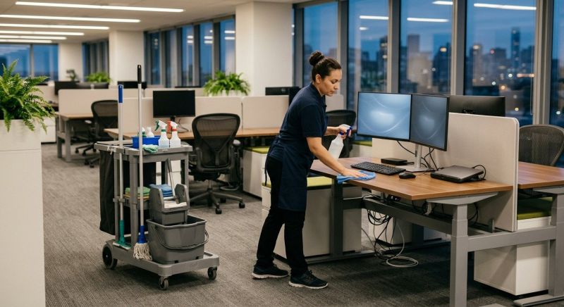 Office Bathroom Cleaning in Denton, TX